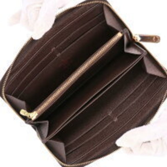 LOUIS VUITTON Zippy Wallet Damier Ebene Brown - Picture 5 of 6